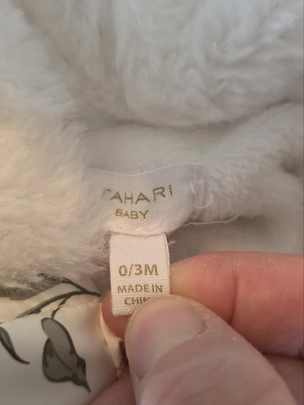 Tahari Baby Floral Snowsuit 0-3m